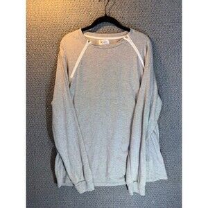 ComfyChemo Long Sleeve Mens L Shirt Dual Zipper Gray Infusion Top Chest Access